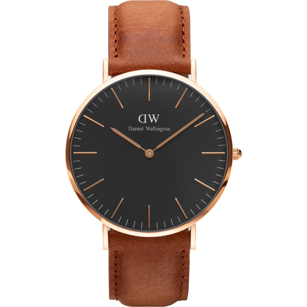 UNISEX DANIEL WELLINGTON CLASSIC BLACK DURHAM WATCH 40MM WATCH D