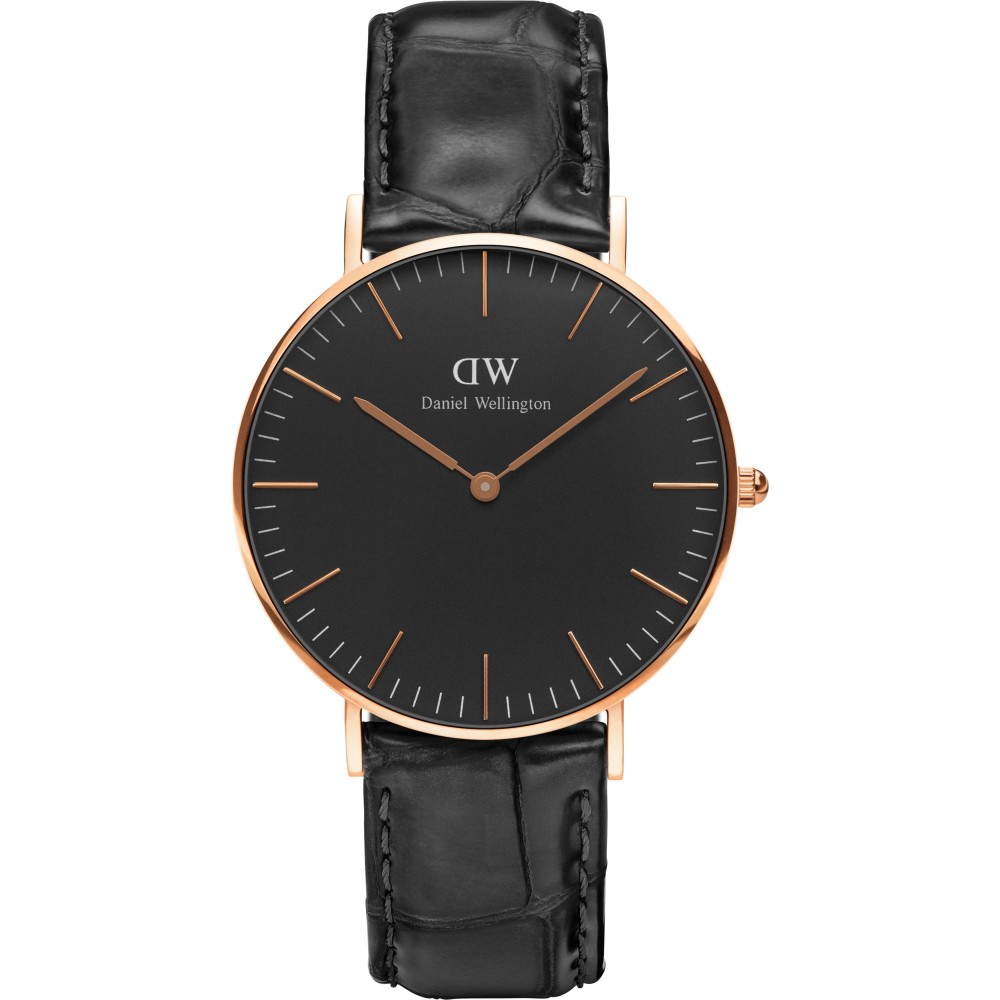 UNISEX DANIEL WELLINGTON CLASSIC BLACK READING WATCH 36MM WATCH 