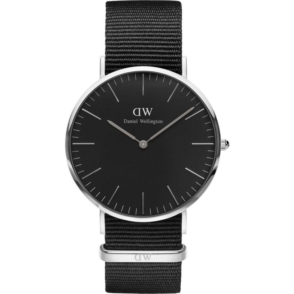 UNISEX DANIEL WELLINGTON CLASSIC BLACK CORNWALL WATCH 40MM WATCH