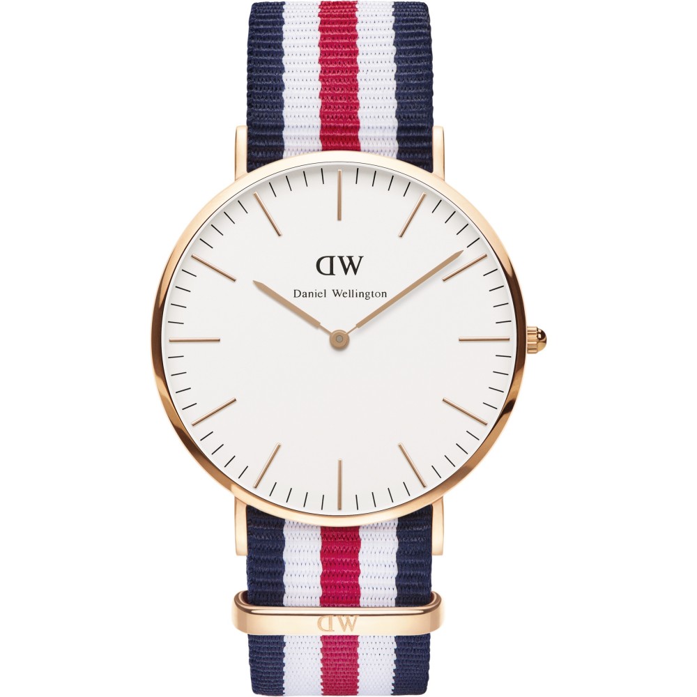 MENS DANIEL WELLINGTON CANTERBURY 40MM WATCH DW00100002