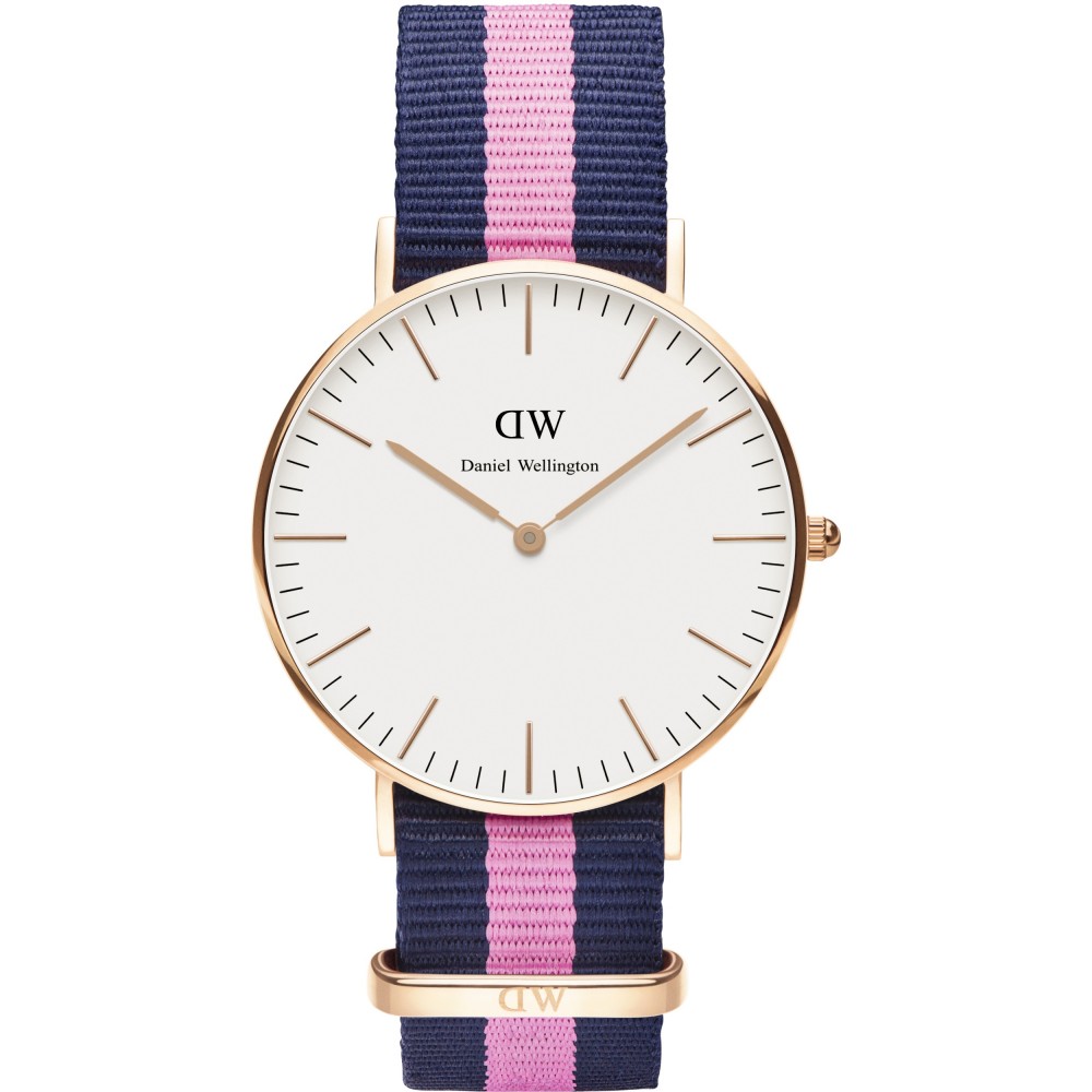 LADIES DANIEL WELLINGTON WINCHESTER ROSE 36MM WATCH DW00100033