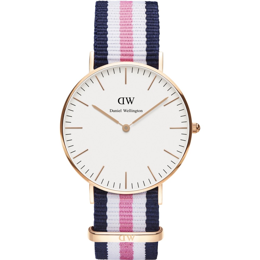 LADIES DANIEL WELLINGTON SOUTHAMPTON ROSE 36MM WATCH DW00100034