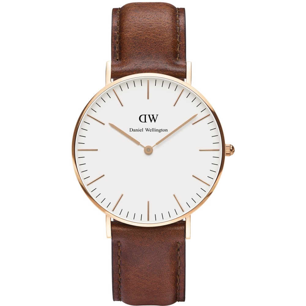 LADIES DANIEL WELLINGTON ST MAWES ROSE 36MM WATCH DW00100035