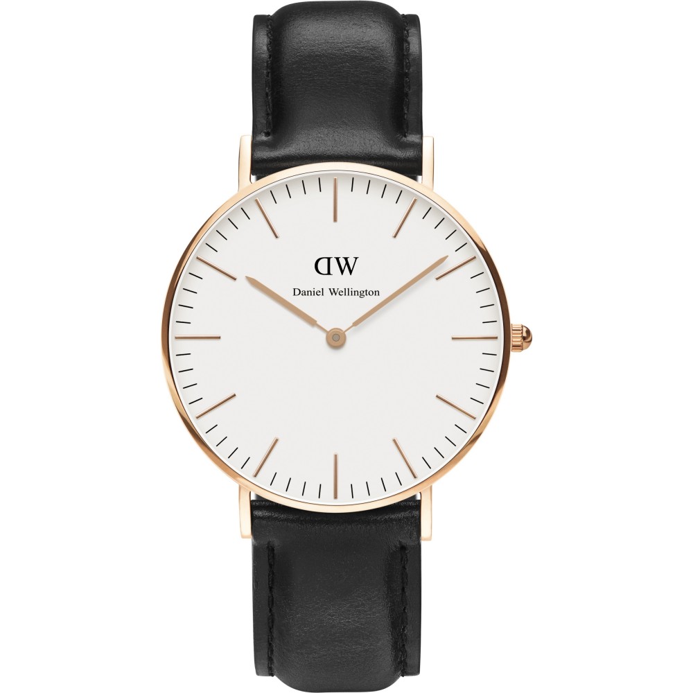 LADIES DANIEL WELLINGTON SHEFFIELD ROSE 36MM WATCH DW00100036