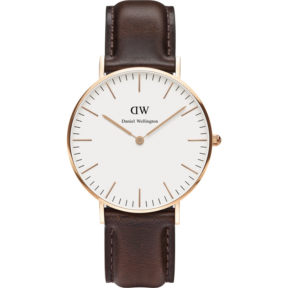 LADIES DANIEL WELLINGTON BRISTOL ROSE 36MM WATCH DW00100039