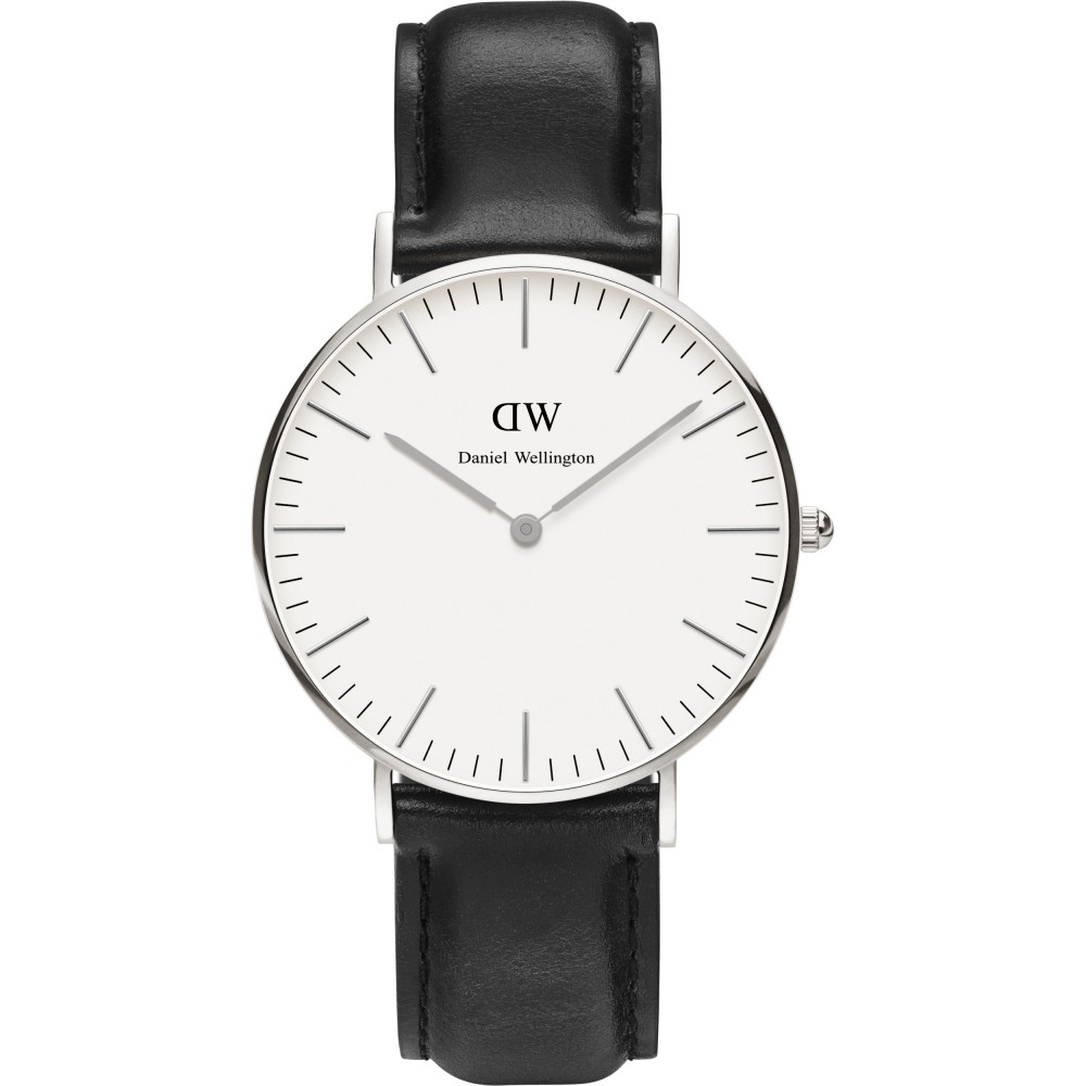 LADIES DANIEL WELLINGTON SHEFFIELD SILVER 36MM WATCH DW00100053