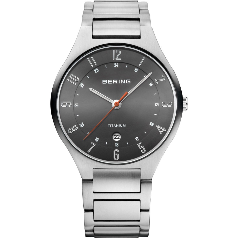 MENS BERING TITANIUM WATCH 11739-772