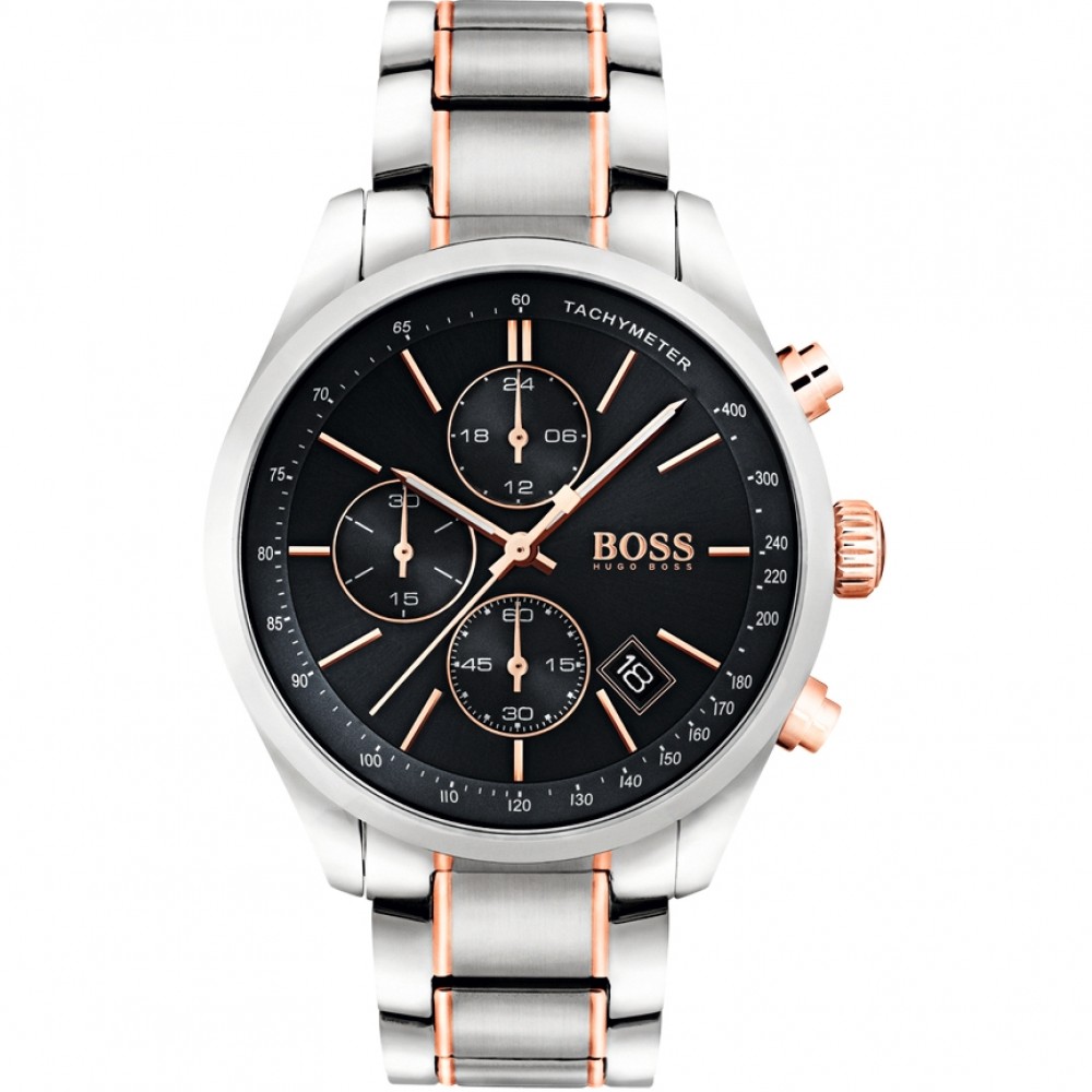 MENS HUGO BOSS GRAND PRIX CHRONOGRAPH WATCH 1513473