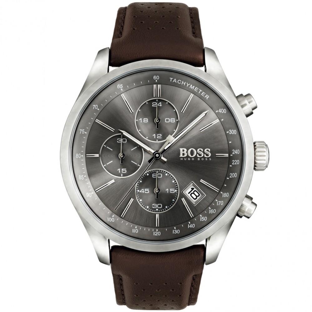 MENS HUGO BOSS GRAND PRIX CHRONOGRAPH WATCH 1513476