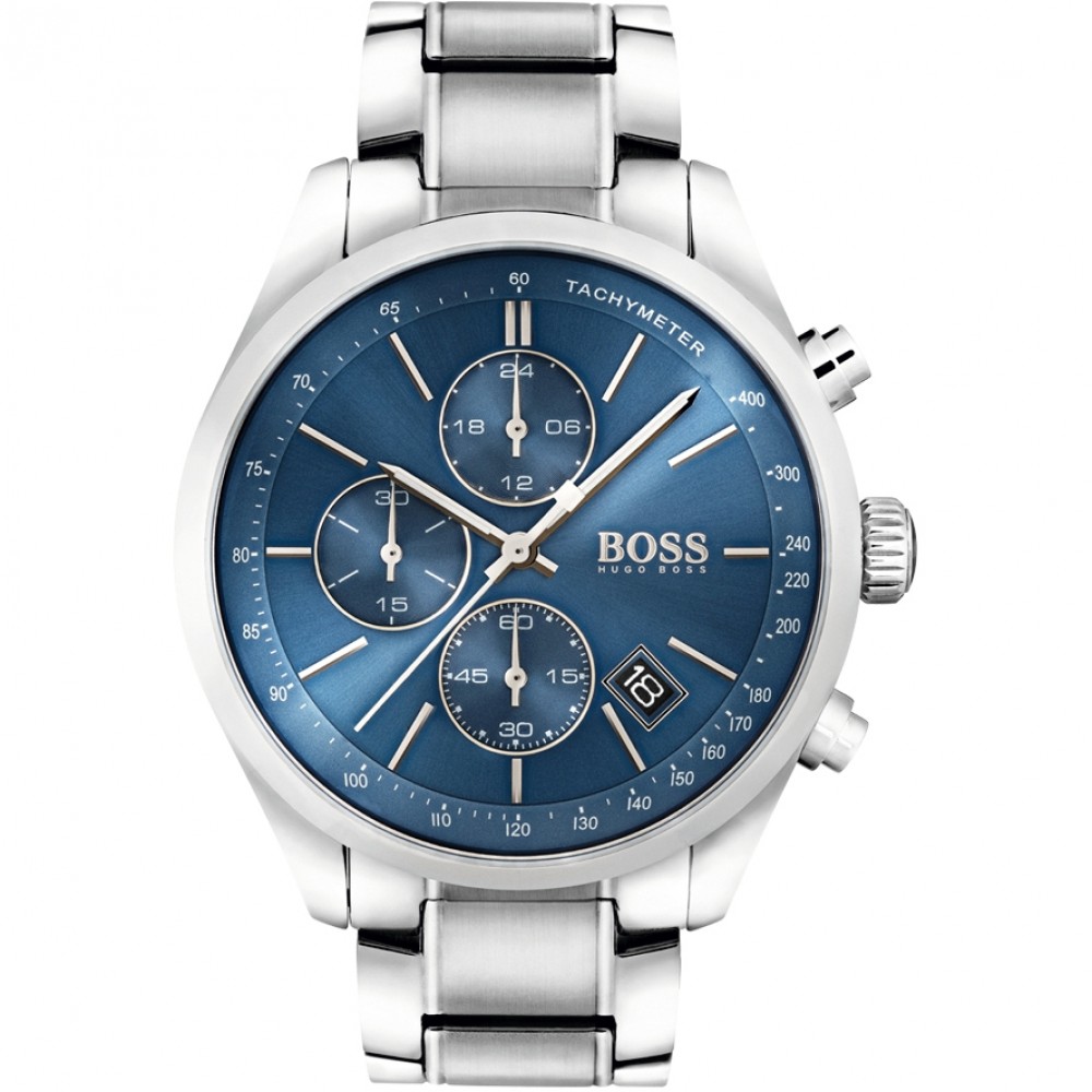 MENS HUGO BOSS GRAND PRIX CHRONOGRAPH WATCH 1513478