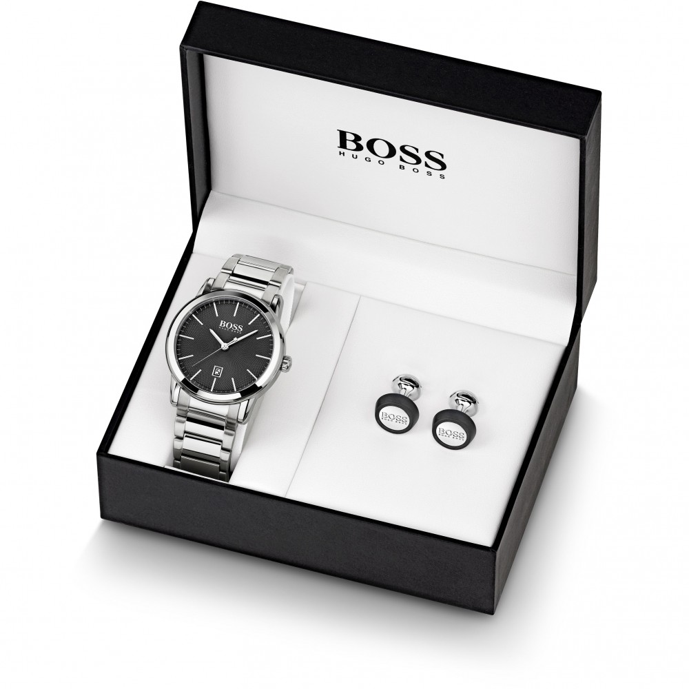 HUGO BOSS MENS BRACELET CUFFLINK GIFTSET 1570091