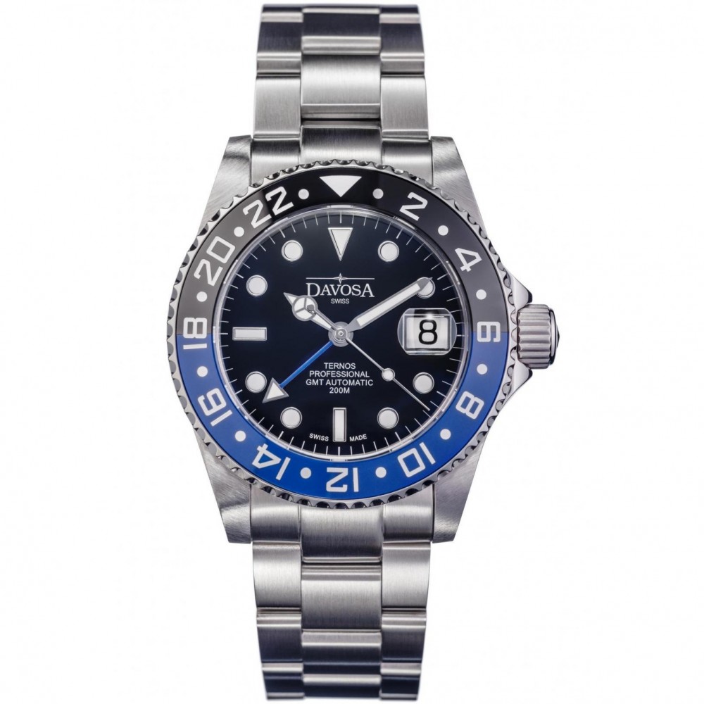 MENS DAVOSA TERNOS PROFESSIONAL TT GMT AUTOMATIC WATCH 16157145