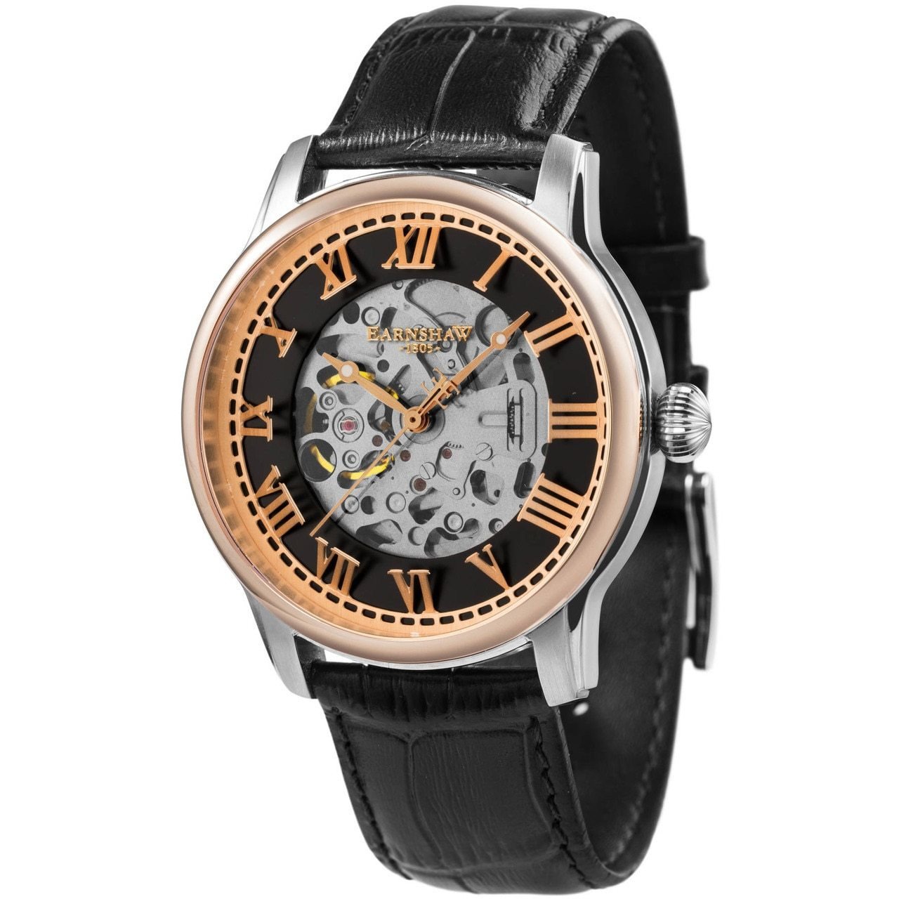 Thomas Earnshaw Precisto Longitude Alta Automatic Silver Rose Go