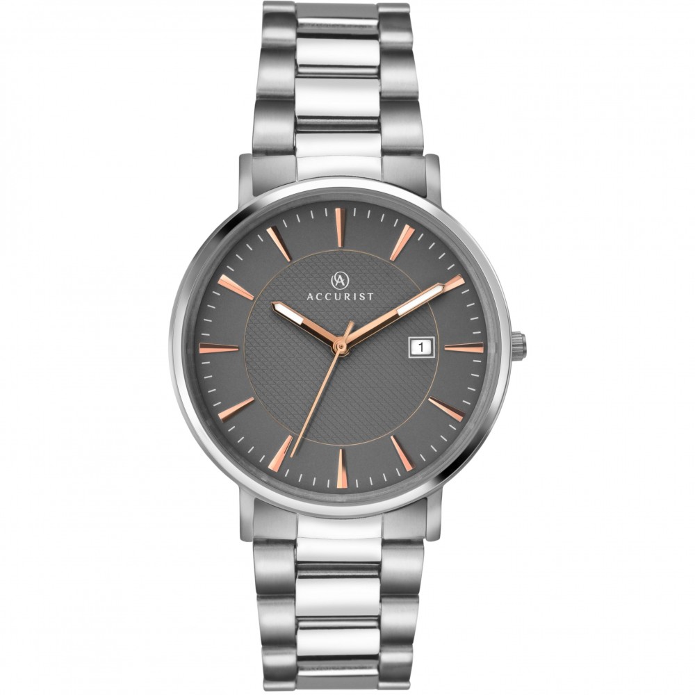 ACCURIST MEN'S TITANIUM WATCH