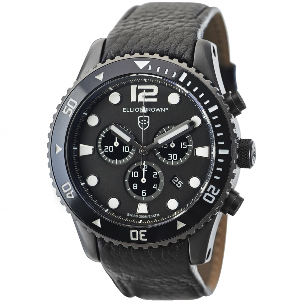 MENS ELLIOT BROWN BLOXWORTH CHRONOGRAPH WATCH 929-001-L01