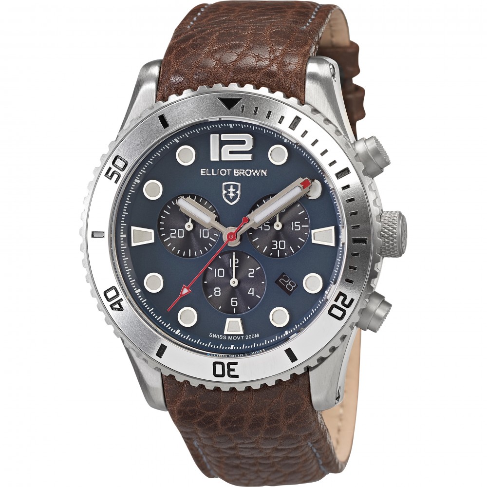 MENS ELLIOT BROWN BLOXWORTH CHRONOGRAPH WATCH 929-015-L16