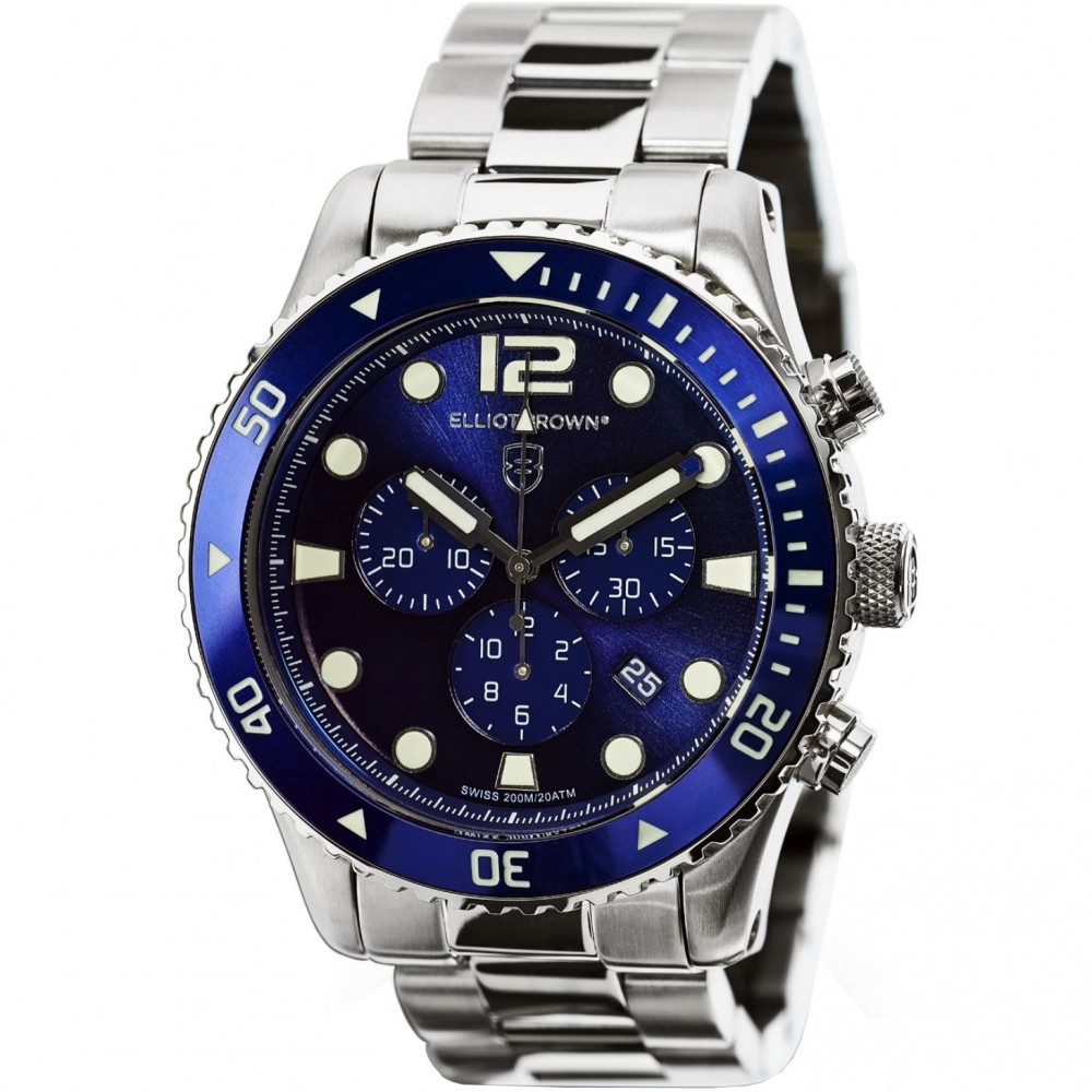 MENS ELLIOT BROWN BLOXWORTH CHRONOGRAPH WATCH 929-003-B01