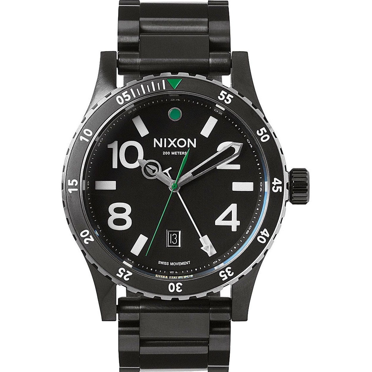 Nixon Diplomat SS Black/Silver/Green