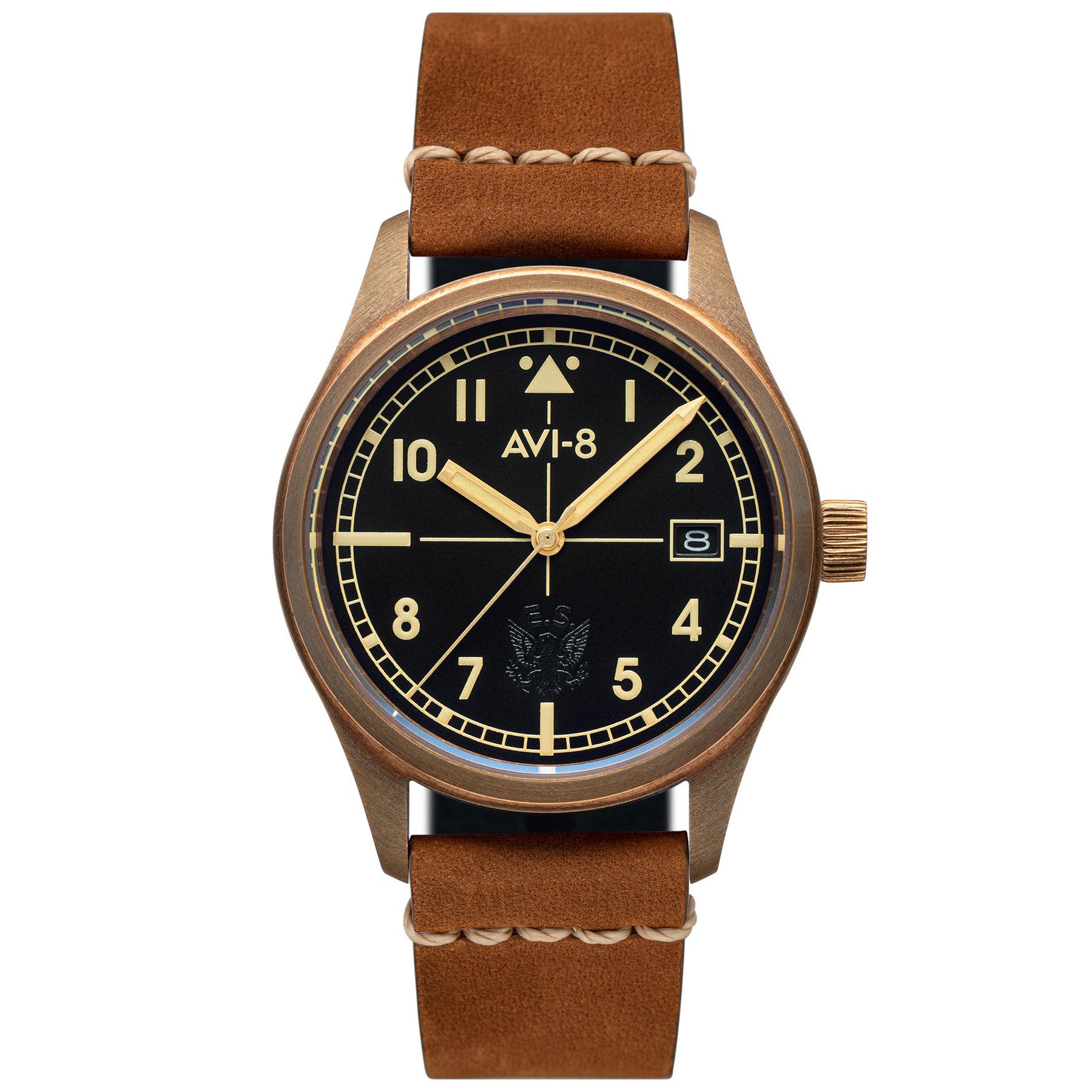 AVI-8 Flyboy Eagle Squadron Automatic Bronze Tan