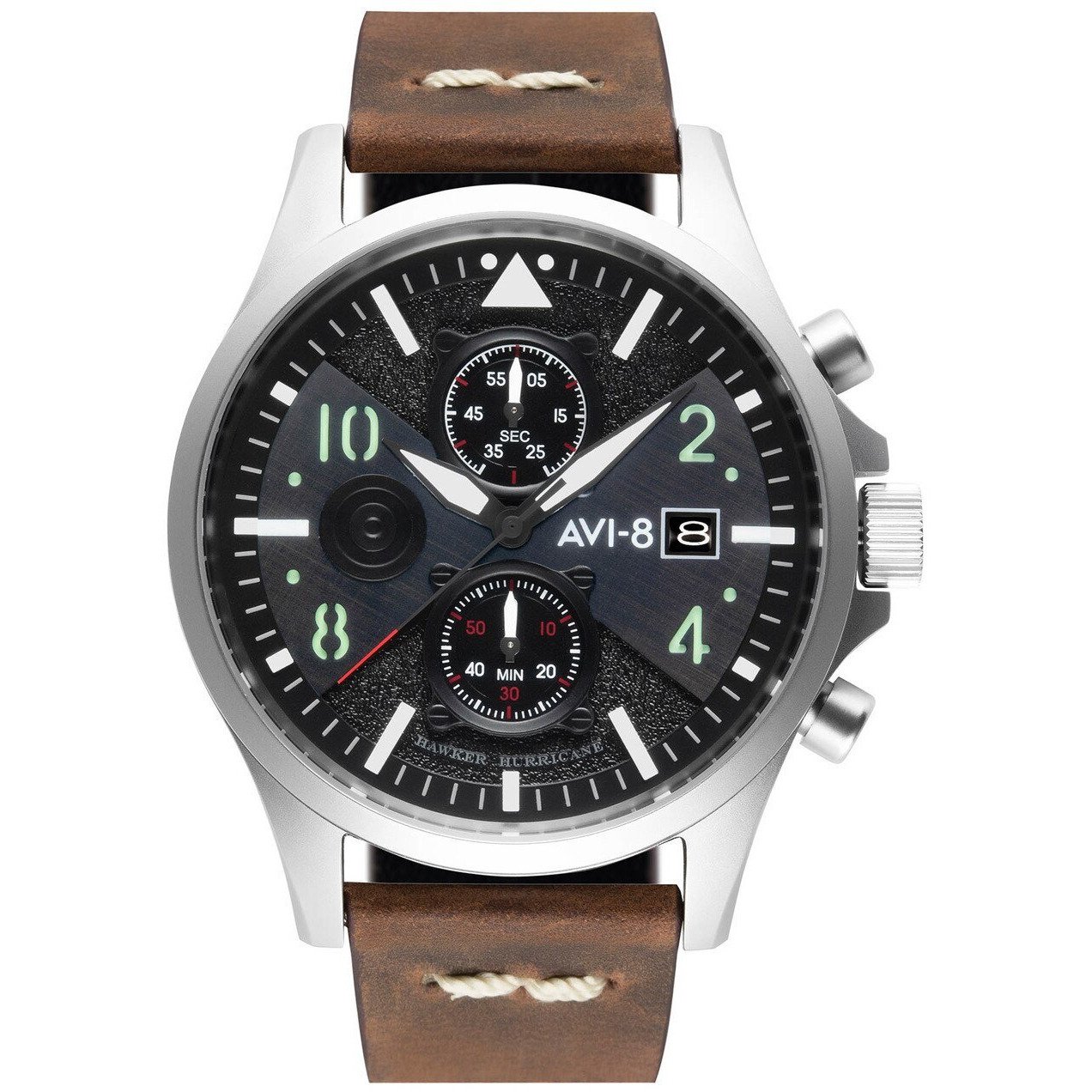 AVI-8 Hawker Hunter Bulman Edition Chrono Black Brown