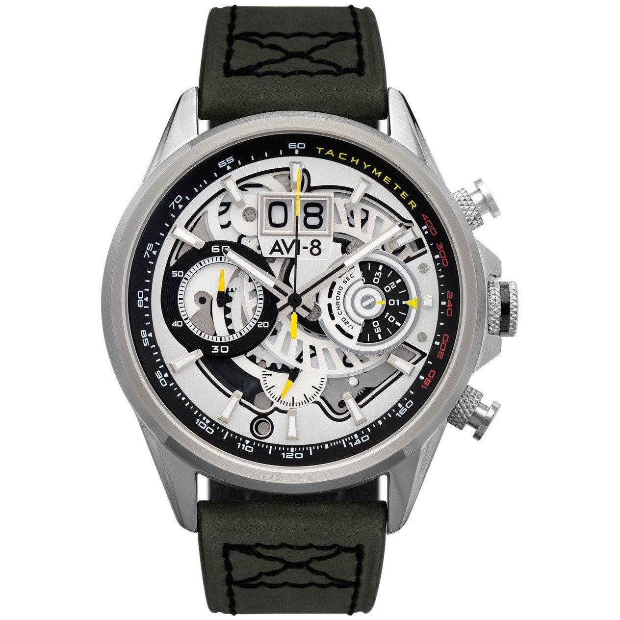 AVI-8 Hawker Harrier II Matador Chronograph Silver Green