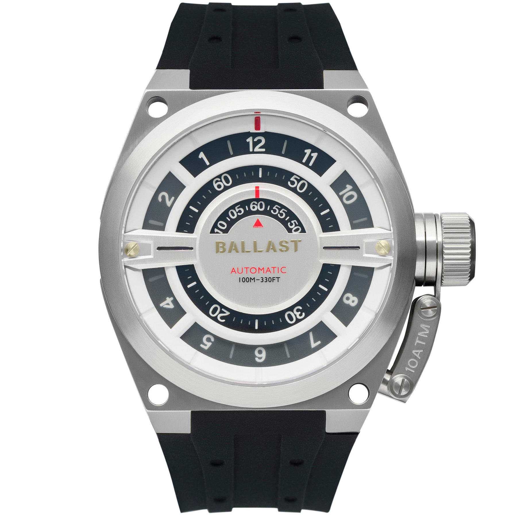 Ballast Valiant Gauge Automatic Silver White