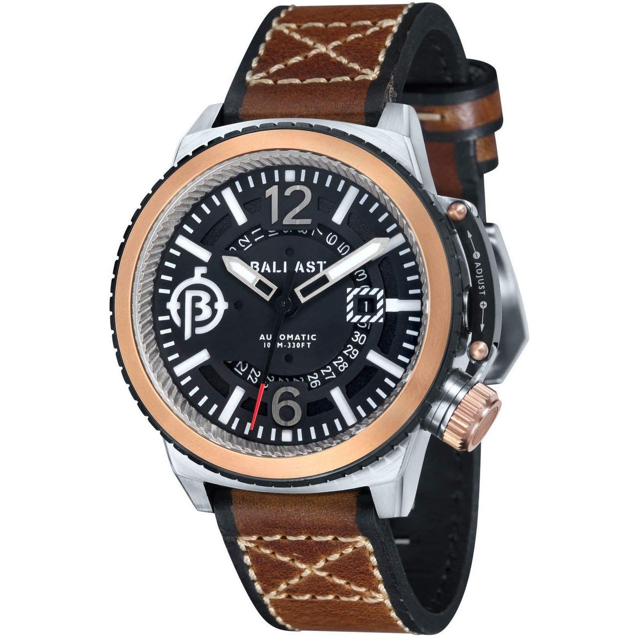 Ballast Trafalgar Automatic Brown/Silver