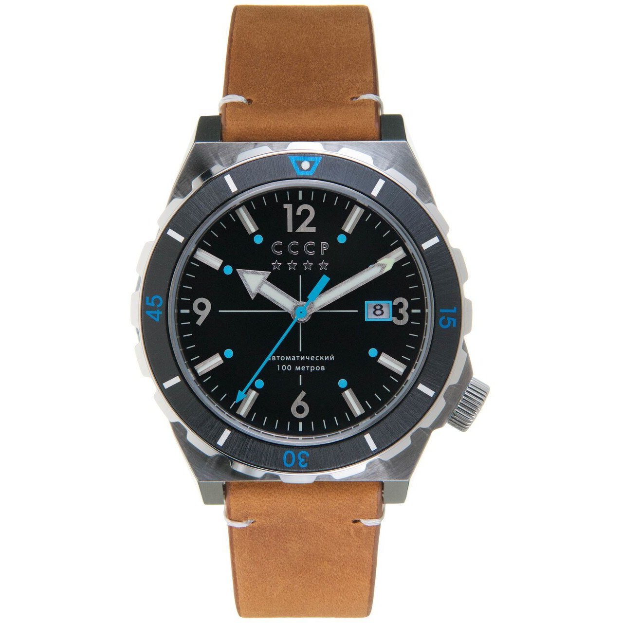 CCCP Aurora Automatic Silver Brown Black