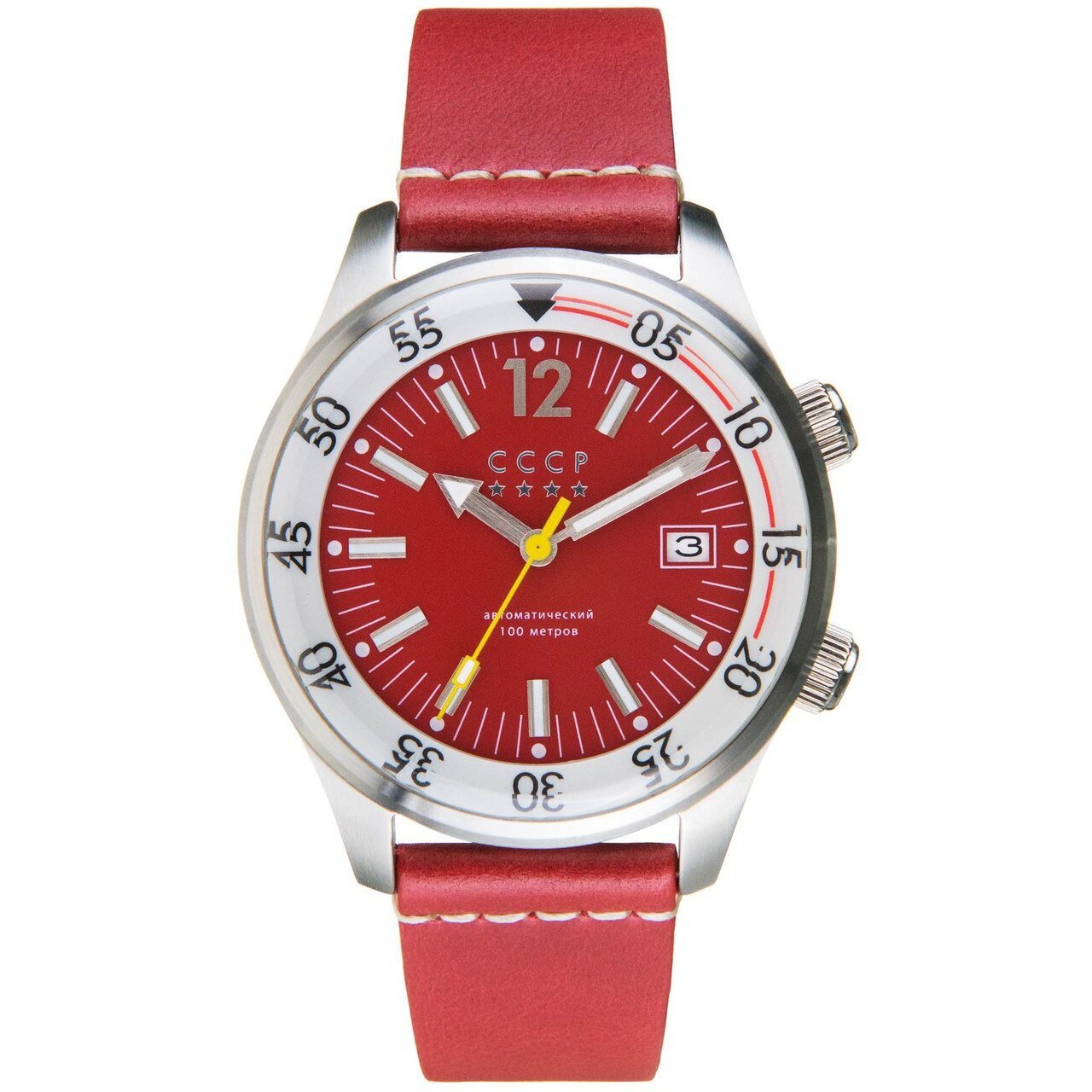 CCCP Black Sea Automatic Silver Red