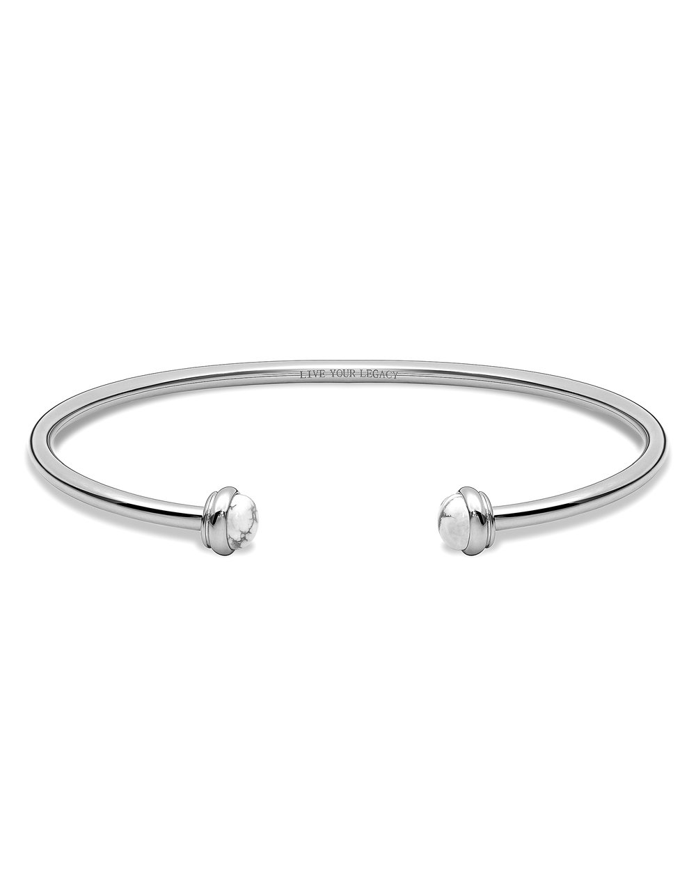 The Cuff - Silver + Carrara