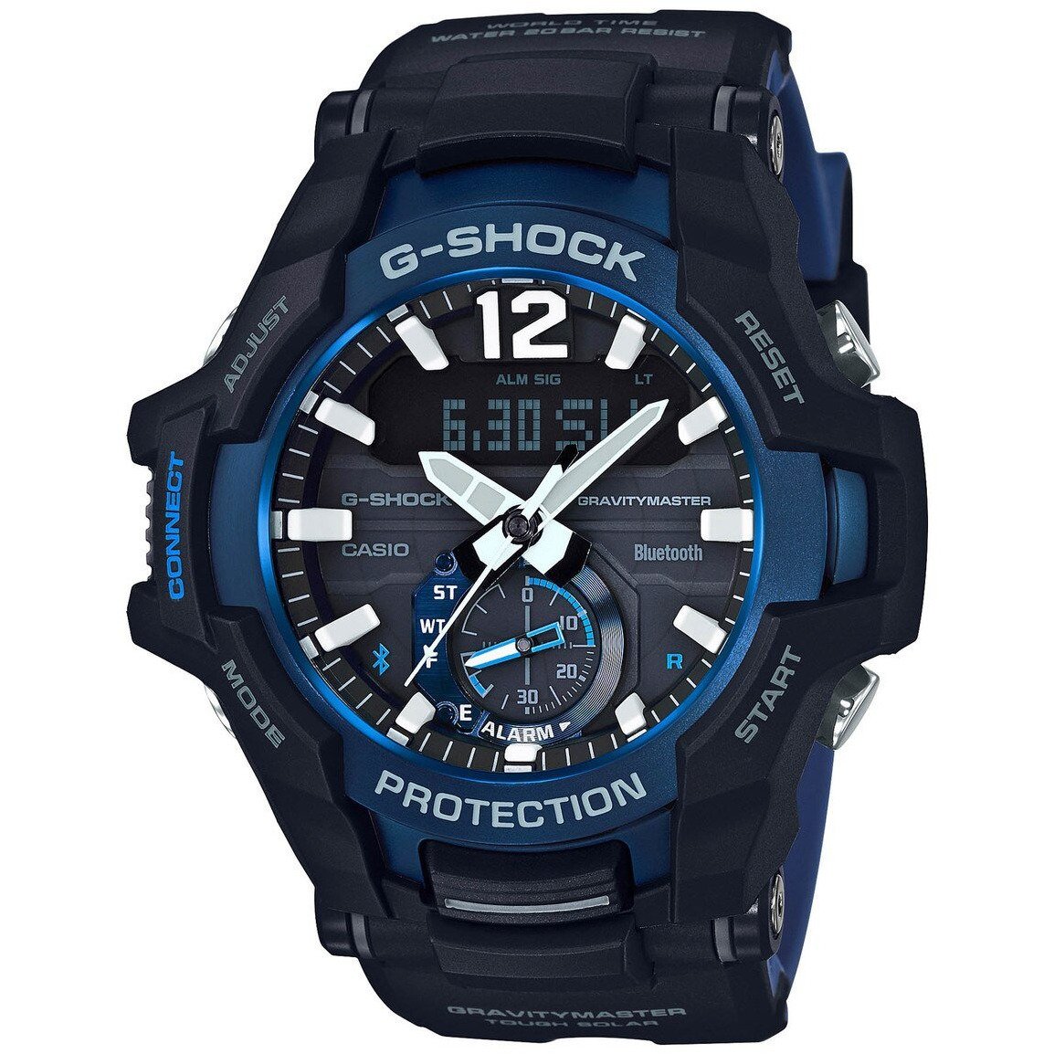 G-Shock GR-B100 Gravitymaster Connected Solar Black Blue