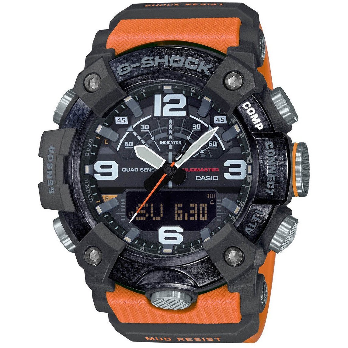 G-Shock GGB100 Mudmaster Connected Ana-Digi Black Orange