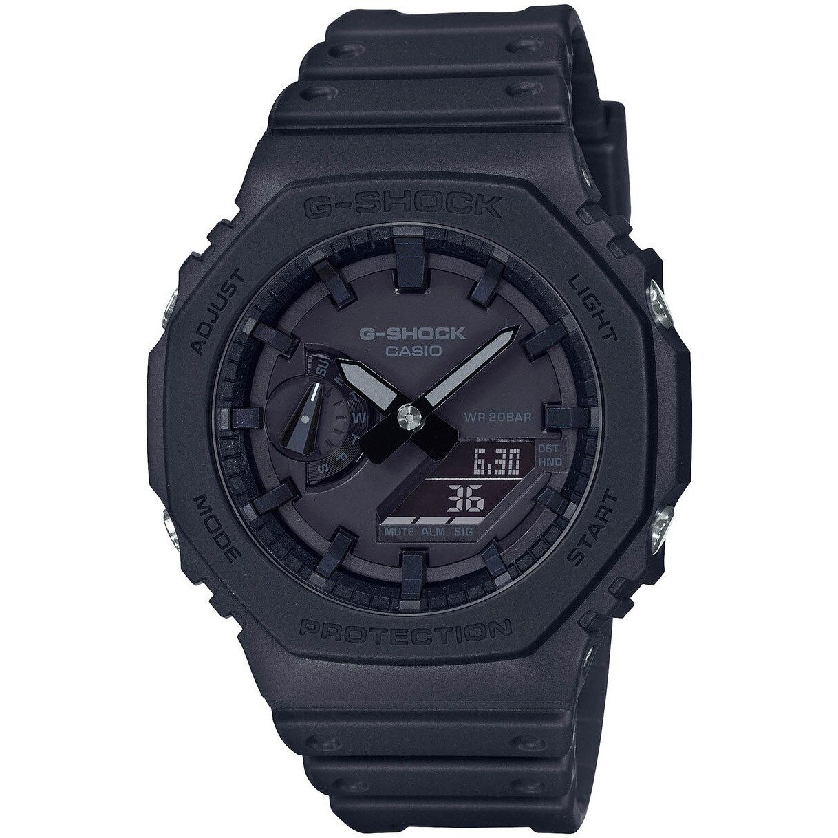 G-Shock GA2100 G-Carbon Ana-Digi Blackout