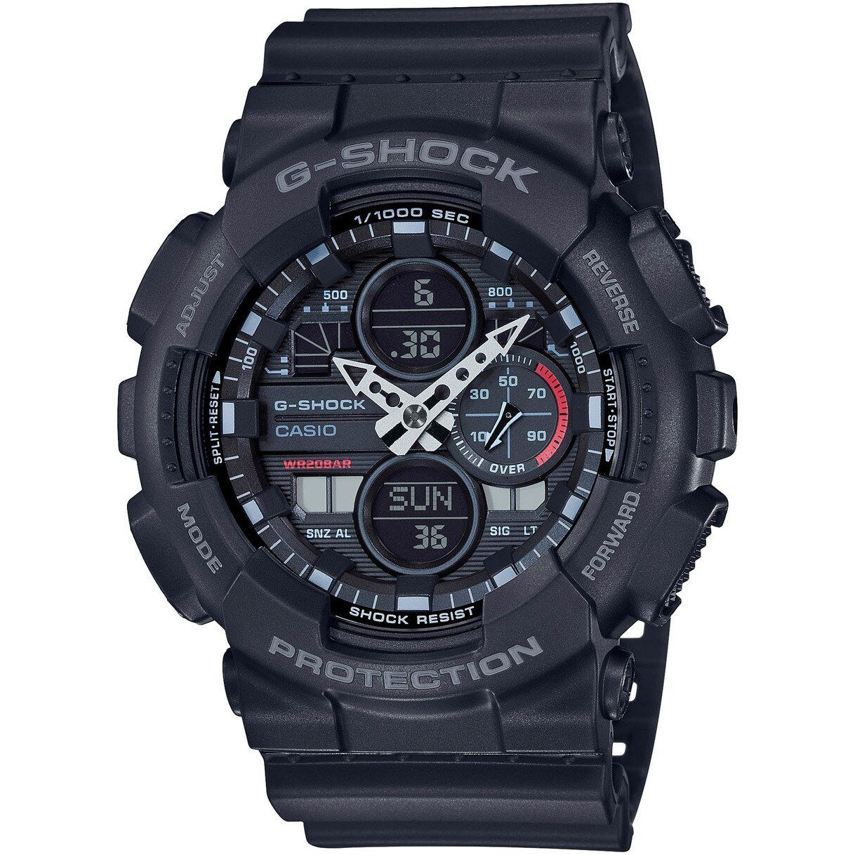 G-Shock GA140 90's Collection Ana-Digi Black