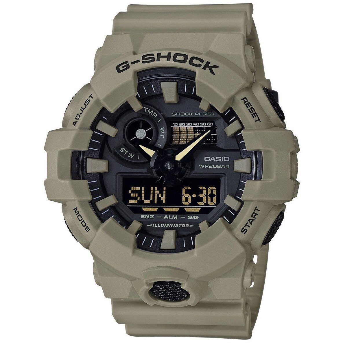 G-Shock GA700 Ana-Digi Tan