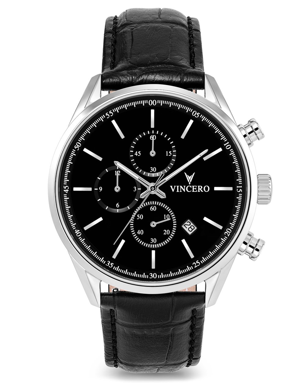 The Chrono S - Black/Silver 40mm