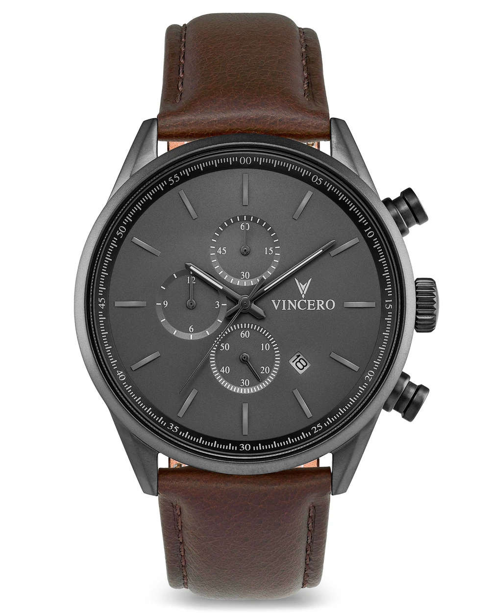 The Chrono S - Gunmetal/Walnut