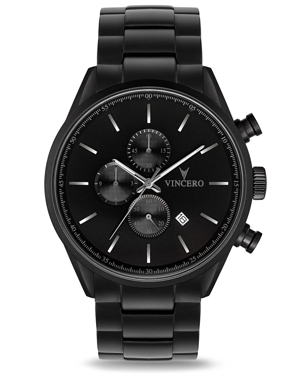 The Chrono S - Matte Black Steel