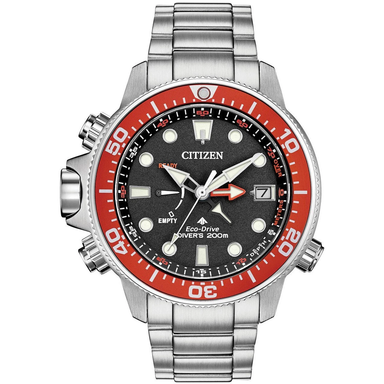 Citizen Eco-Drive Promaster Aqualand Grey Red