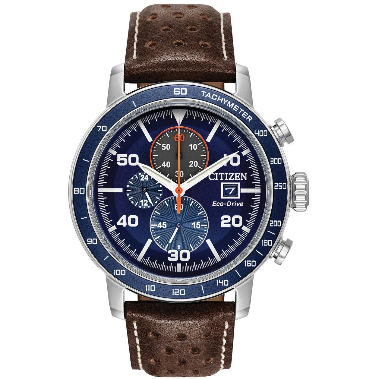 Citizen Eco-Drive Brycen Chrono Brown Blue