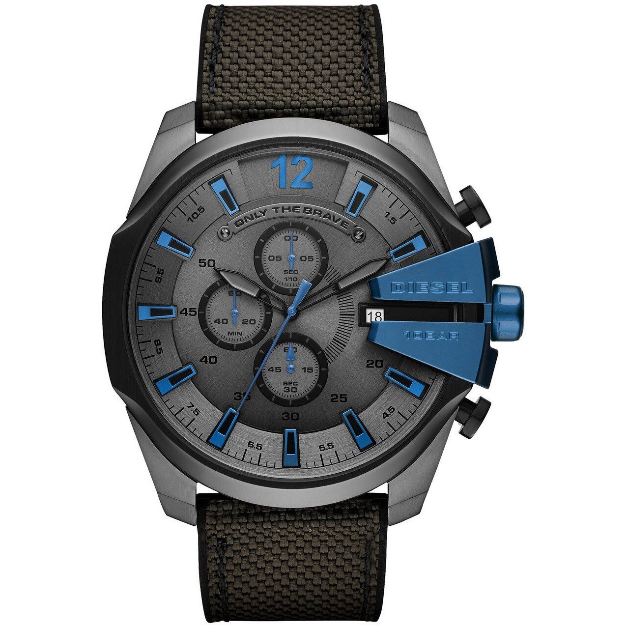 Diesel DZ4500 Mega Chief Chronograph Grey Blue