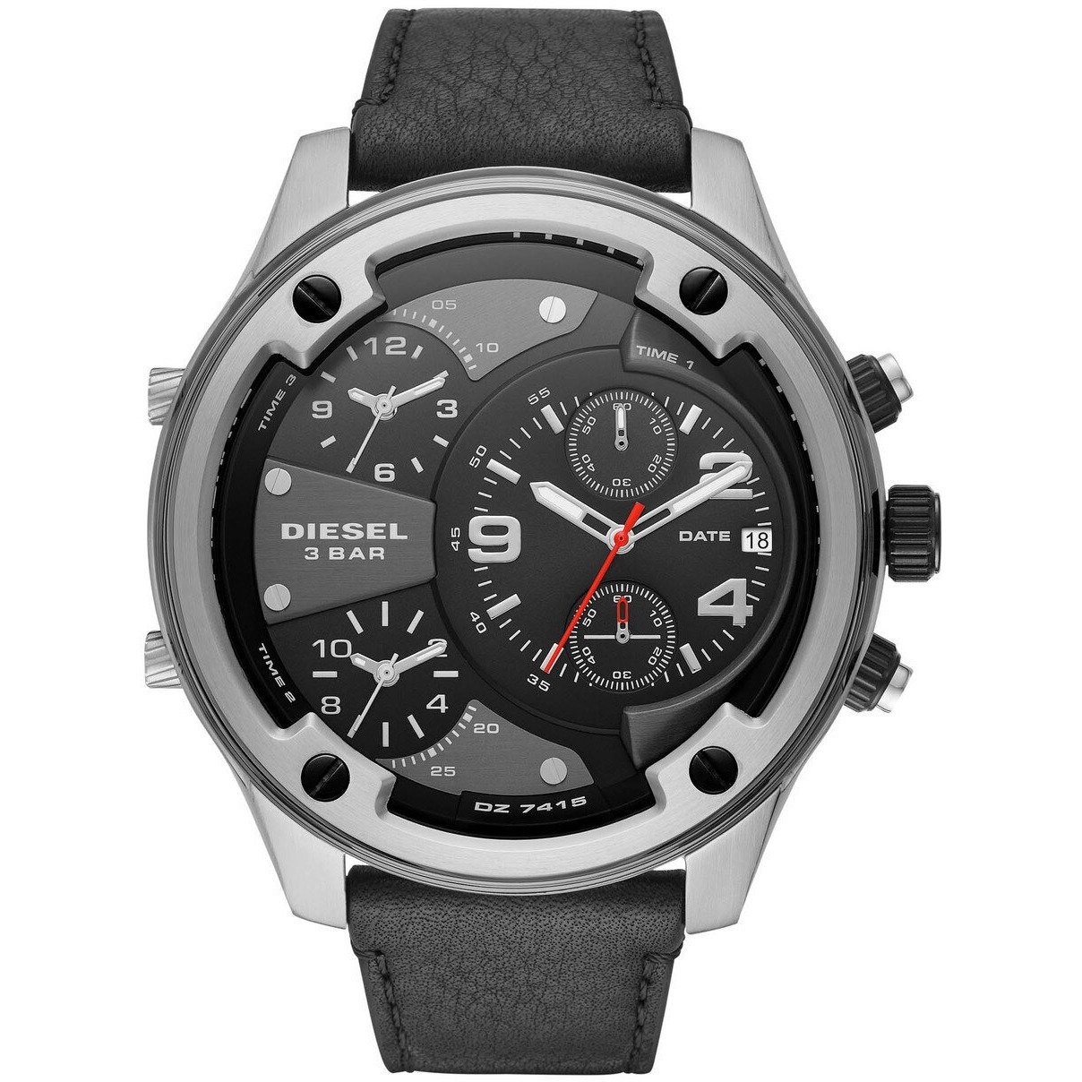 Diesel Boltdown Chrono Black Silver