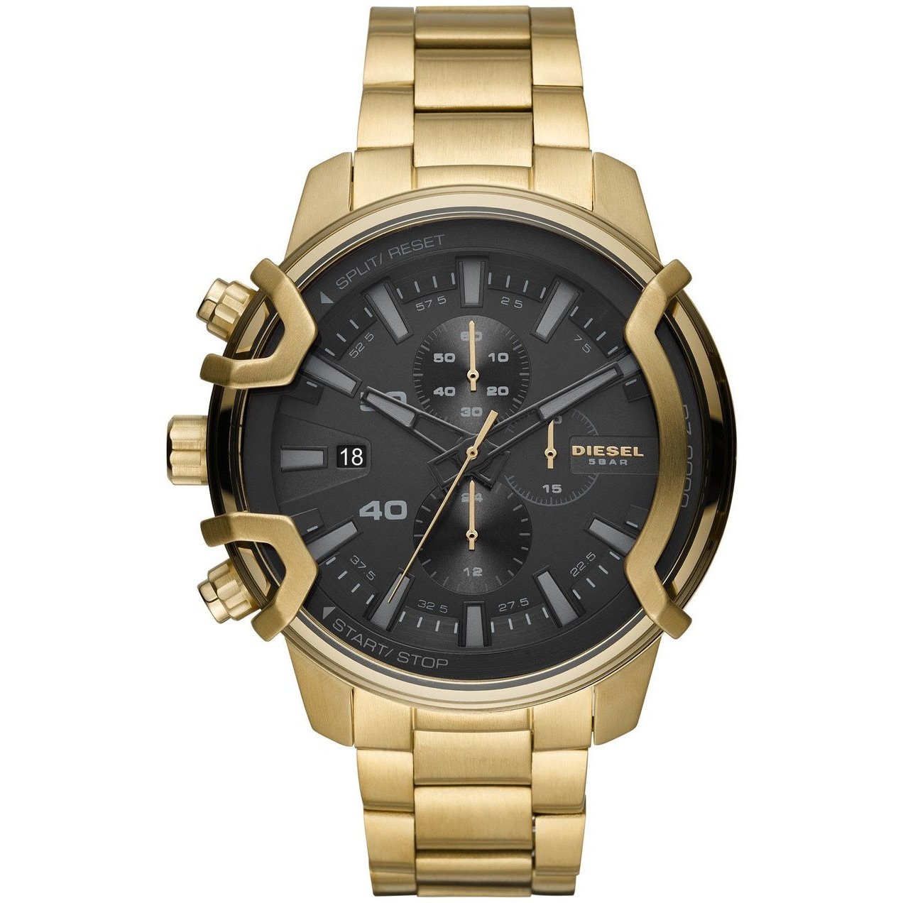 Diesel DZ4522 Griffed Chronograph Gold Black SS