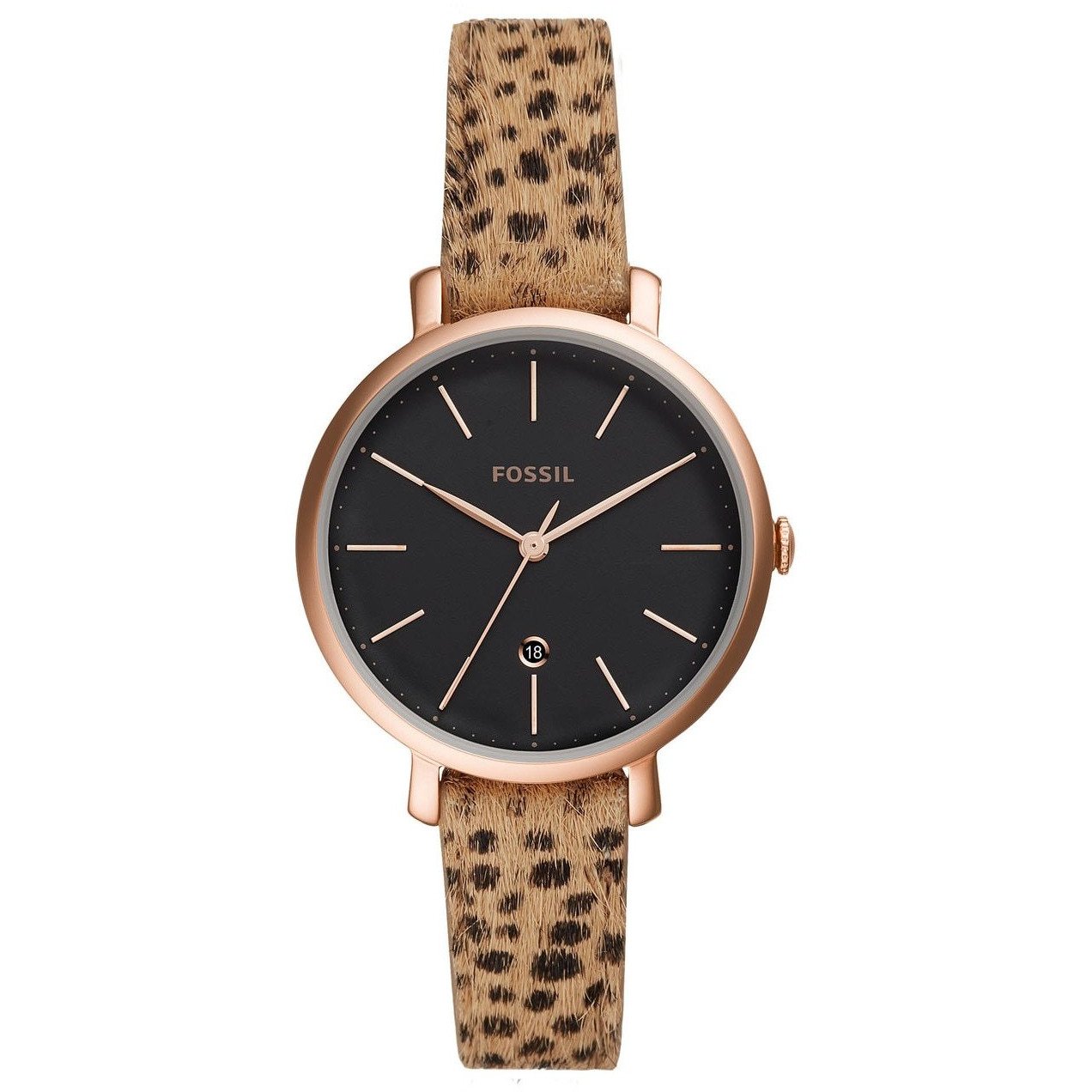 Fossil ES4681 Jacqueline Leopard Black