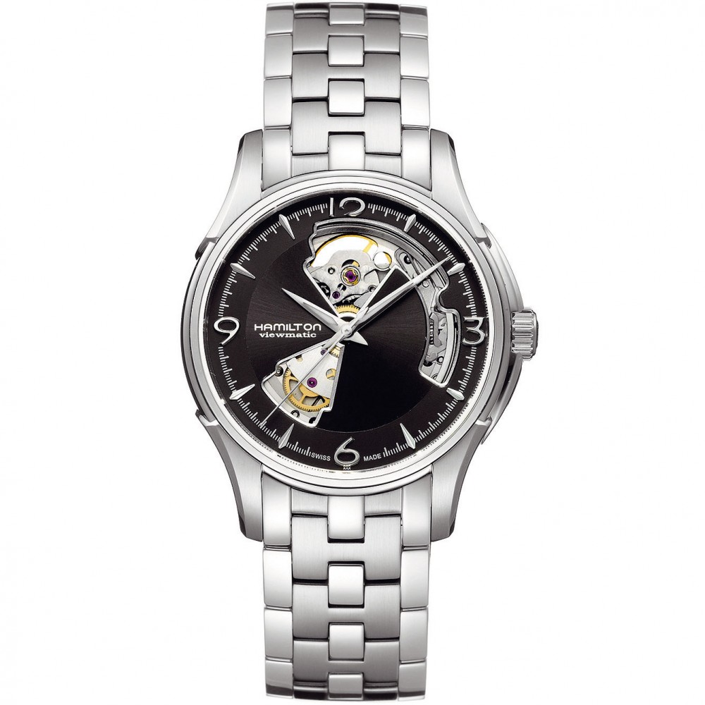 MENS HAMILTON JAZZMASTER OPEN HEART AUTOMATIC WATCH H32565135