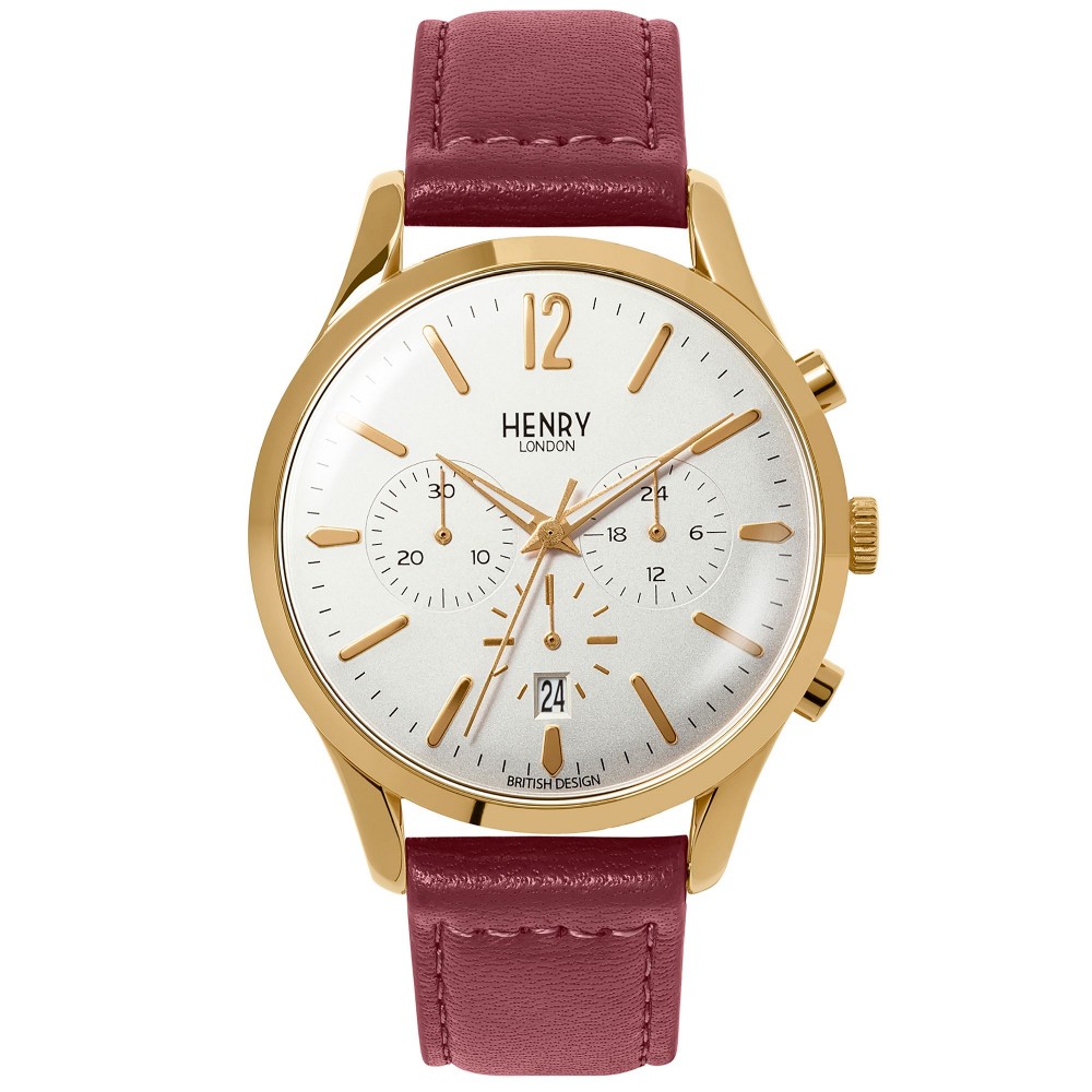 UNISEX HENRY LONDON HERITAGE HOLBORN CHRONOGRAPH WATCH HL39-CS-0