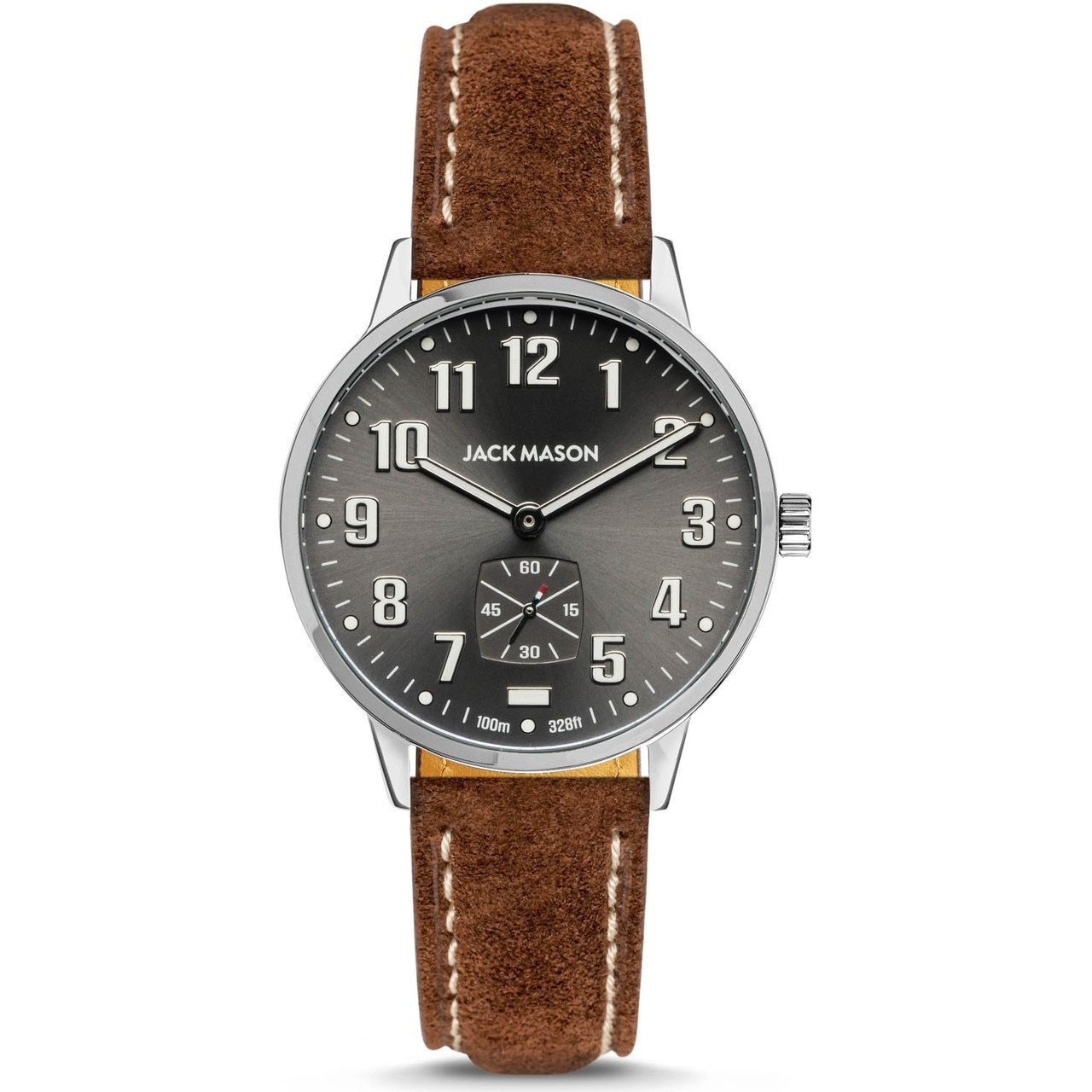 Jack Mason Field Gunmetal Brown