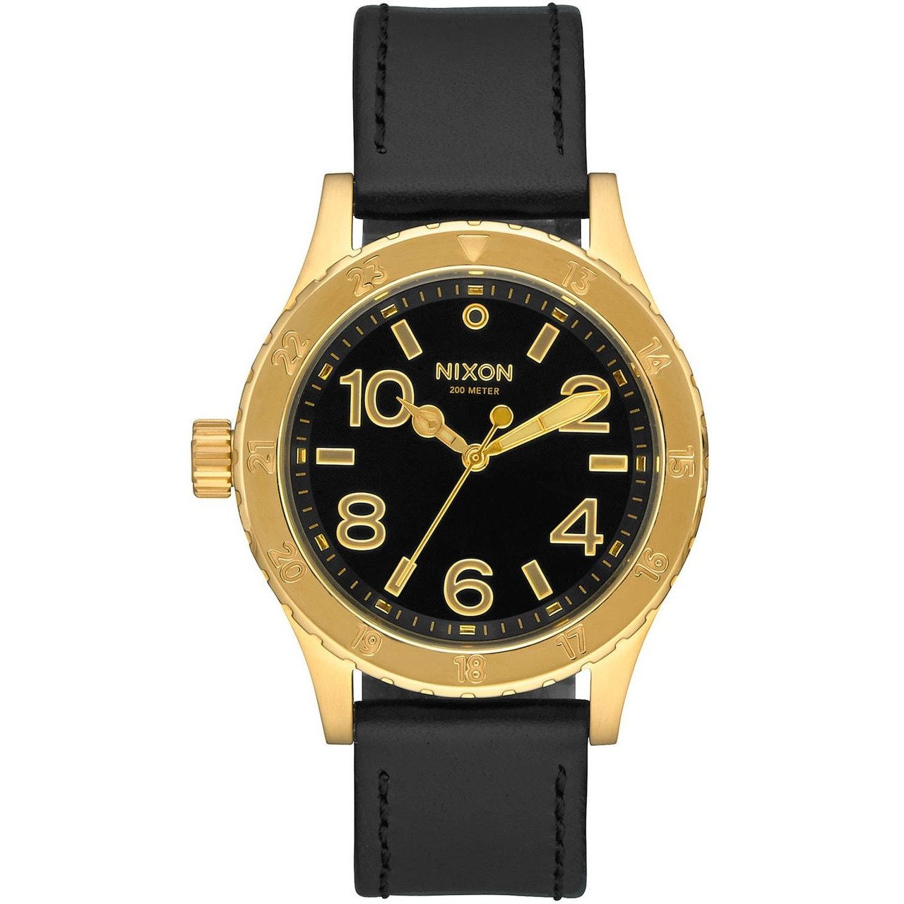 Nixon 38-20 Leather Gold Black