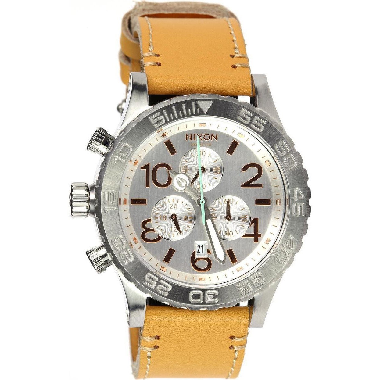 Nixon 42-20 Chrono Leather Natural