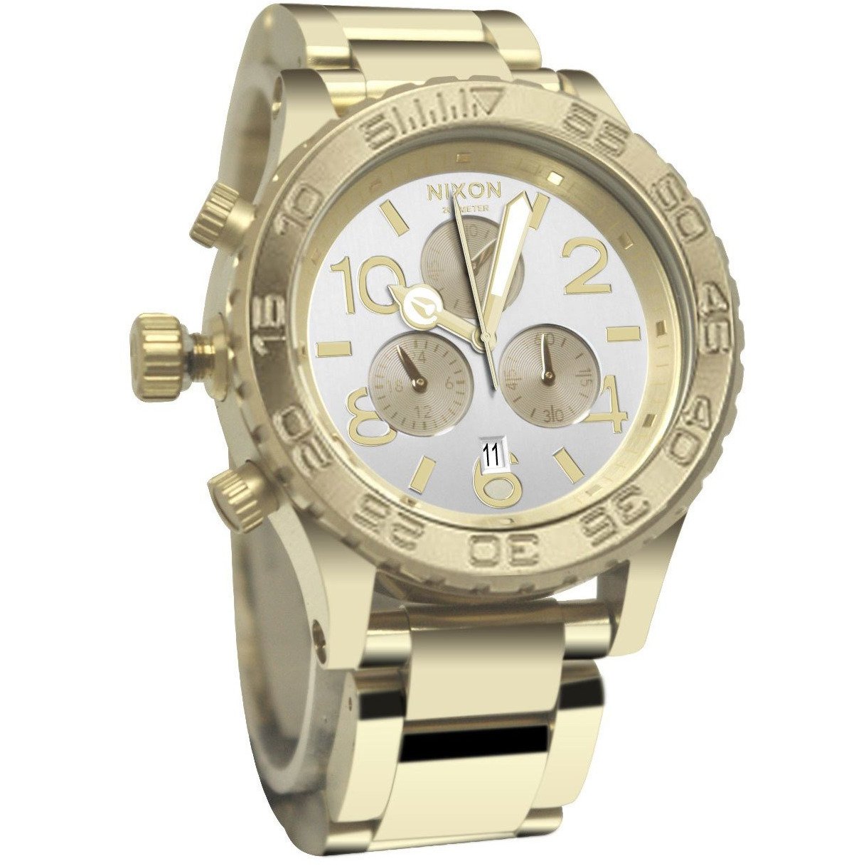 Nixon 42-20 Chrono Light Gold